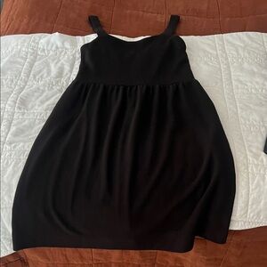 LOFT Black Sleeveless Mini Dress